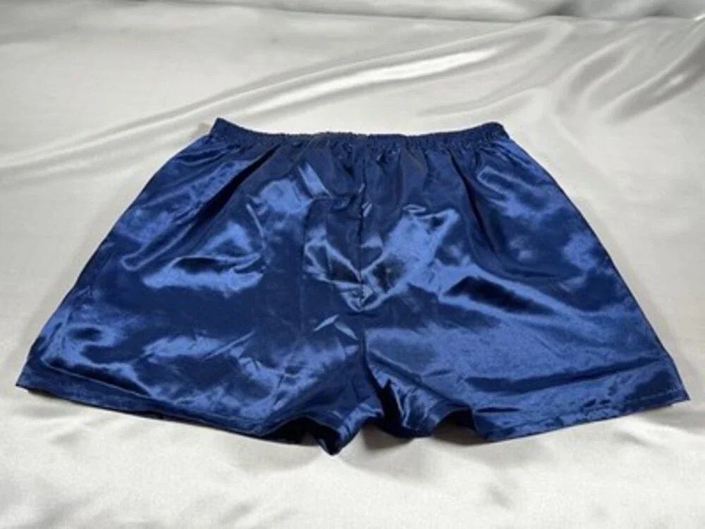 SHINY SATIN GLANZ MENS SATIN BOXERS SIZE LARGE LOT OF 4 Pairs NWOT
